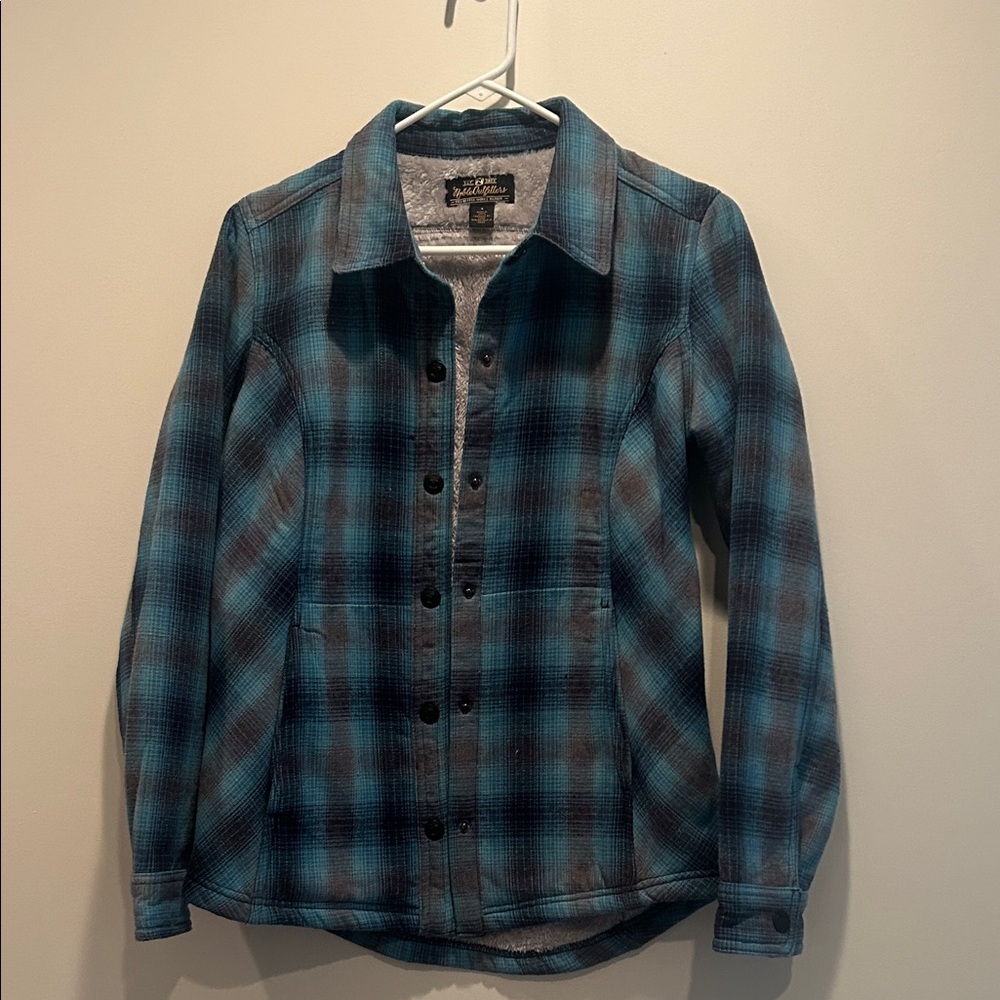 Women's Blue Plaid Jacket